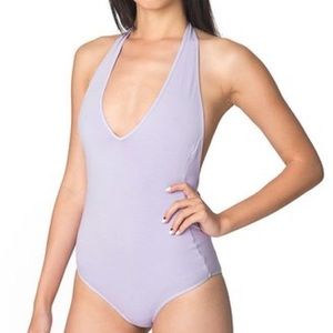 American Apparel Lilac Lavender Bodysuit Size XS